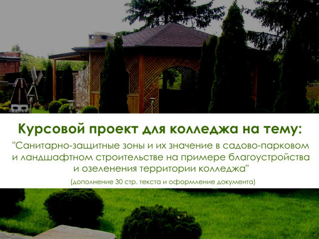 Курсовой проект для колледжа