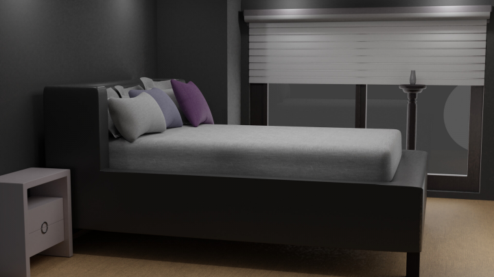 Мой интерьер спальной (воссоздан по фото)