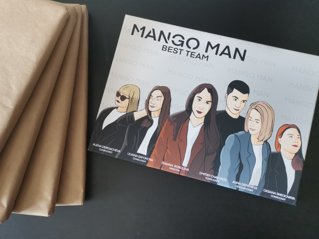 Заказ для команды магазина одежды "Mango"