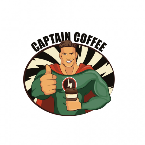 Шапка для группы вк "Captain Coffee"