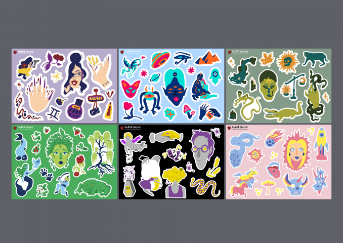 Разработка персонажей для стикерпаков