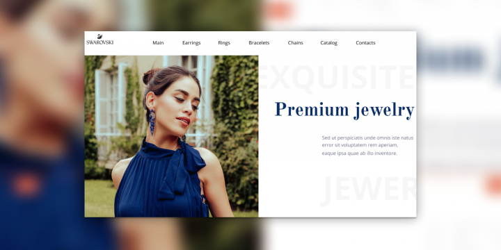 Сайт ювелирной бижутерии "Premium jewelry"