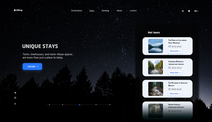 Главная страница сайта