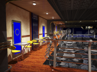 Проект интерьера дискотеки для Дворца Республики, г. Минск.