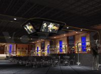 Проект интерьера дискотеки для Дворца Республики, г. Минск.