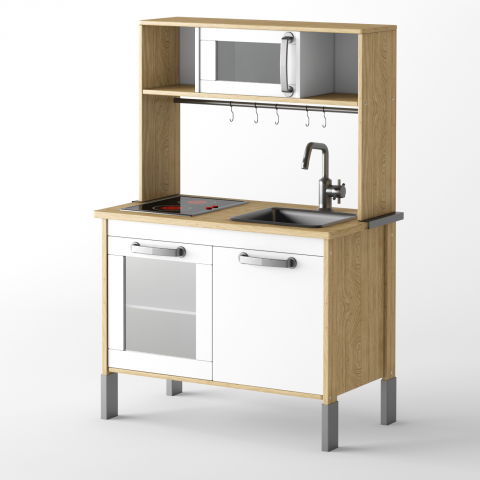 3д модель детской кухни Икеа