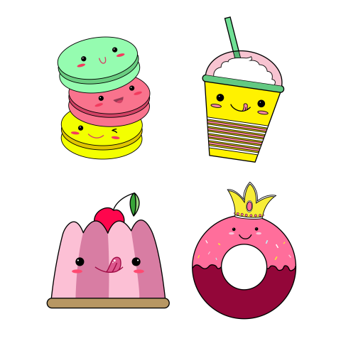 Сладости в стиле Kawaii