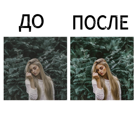 Обработка фотографии заказчика