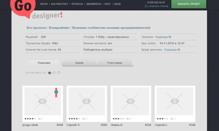 Победа в конкурсе "Название сообщества женщин -предпринимателей"