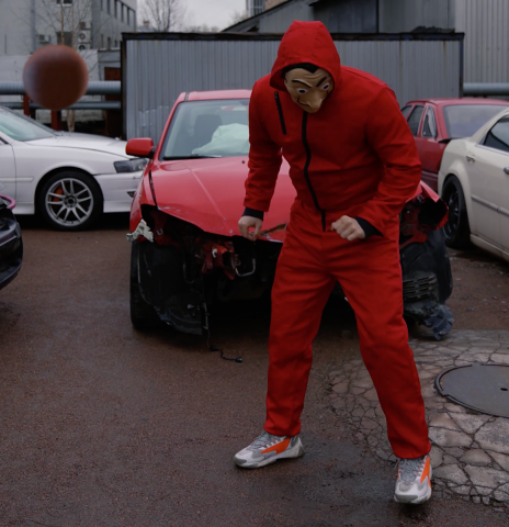 Эффект появления мяча для ТикТок