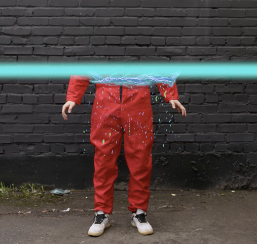 Эффект молния\трансформер для ТикТок