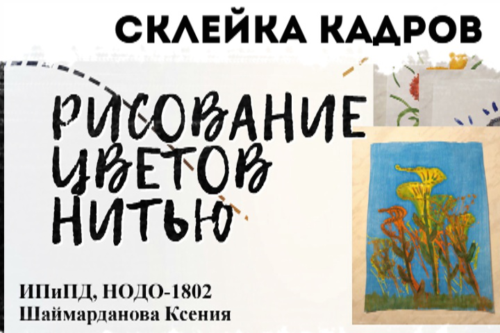 СКЛЕЙКА КАДРОВ - пример работы