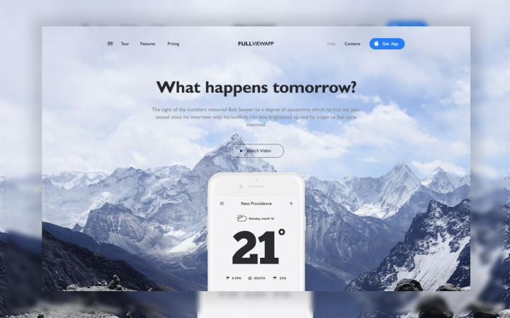 Верстка современного сайта