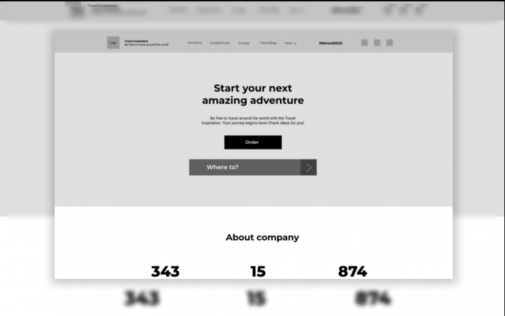 Прототипирование сайта