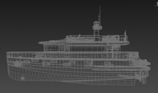 3D моделирование яхты для компании Popilov Yachts 03
