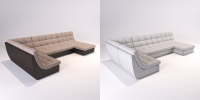 3d модель дивана 004