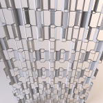 Декоративная панель из металла edges