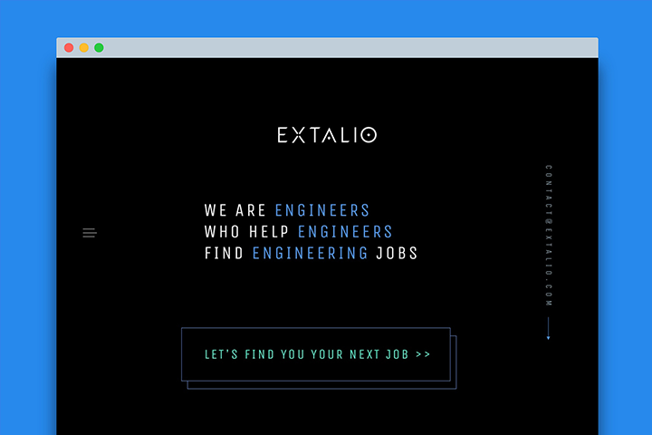 Landing page для IT рекрутера