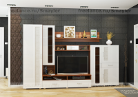 Моделирование и визуализация гостиной - 22