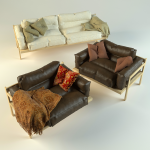 Диван и два кресла