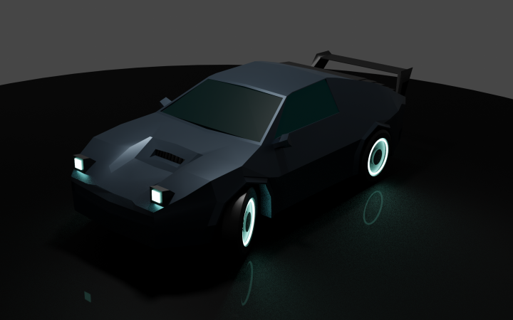 Low poly car