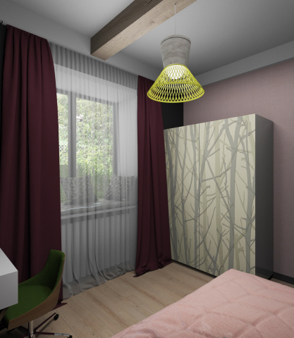 Интерьер детской комнаты в экодоме (2)