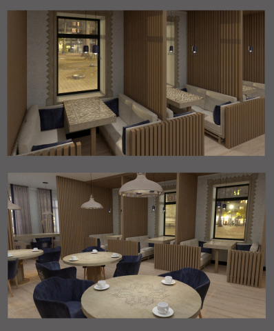 Интерьер кафе