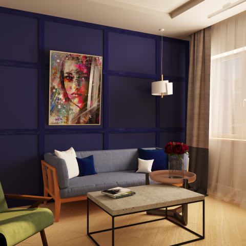 Blue Scandi