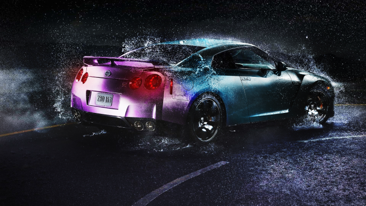 Nissan GT-R - Обработка фото