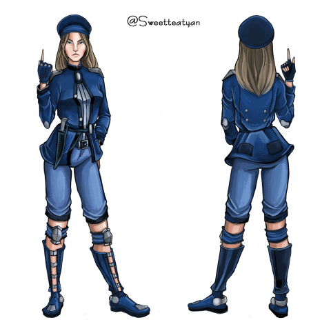 девушка референс