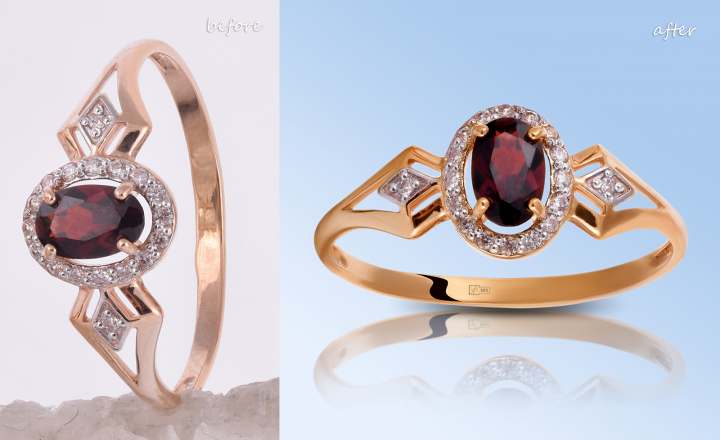 Ретушь золото