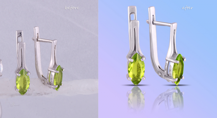 Ретушь серебра