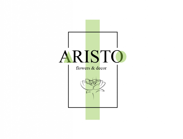 Логотип для цветочного магазина  "ARISTO"