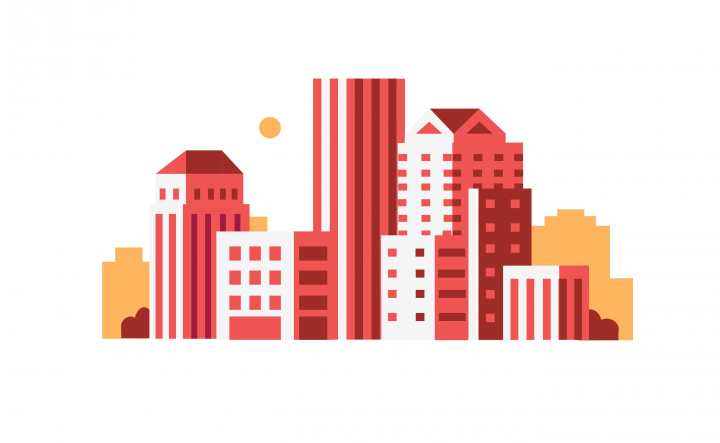 Векторная графика. Город
