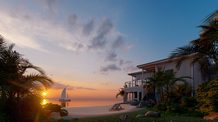 пляжный дом