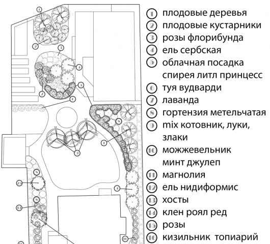пример дендроплана (минимализм)