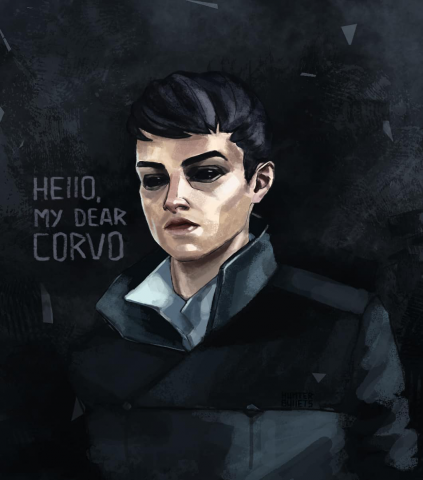 Outsider из компьютерной игры "Dishonored 2"