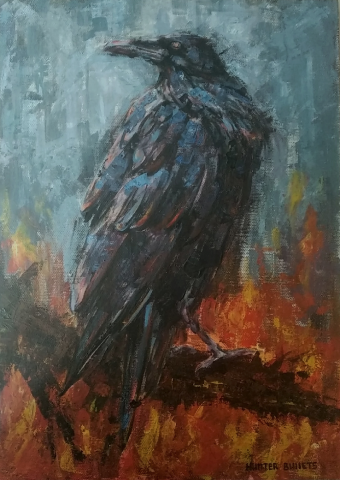 Пламенный ворон