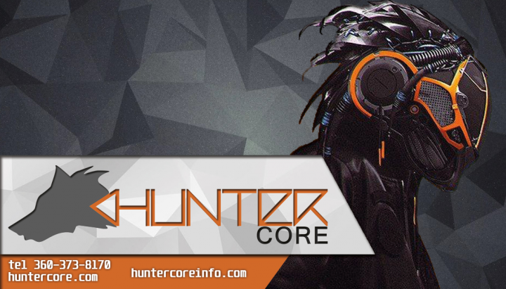 Корпоративная визитка компании "Hunter core"