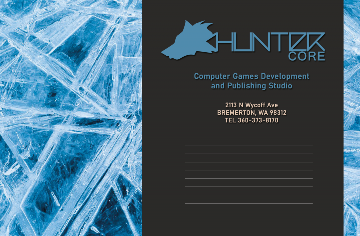 Праздничный конверт компании "Hunter core"