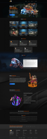 Адаптивная верстка сайта AskBoosters