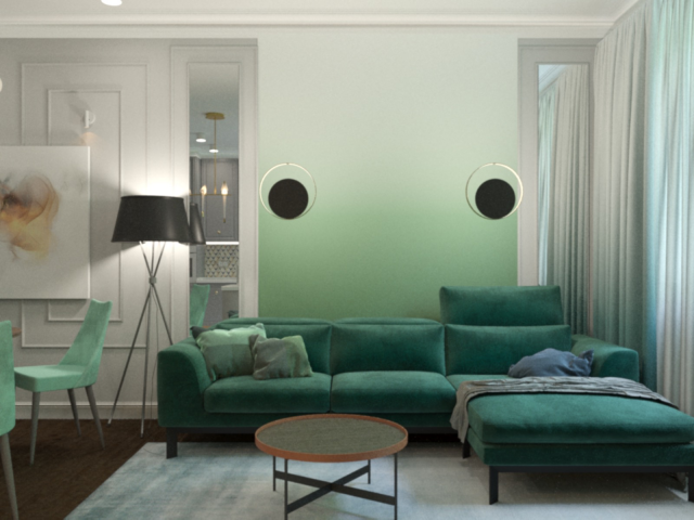 Кухня-гостинная