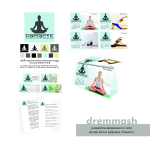 Разработка фирменного стиля центра йоги и здоровья "Намасте"