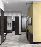 Бюджетный интерьер. Прихожая. Вид-1