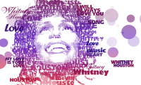 Плакат "Whithey Houston"