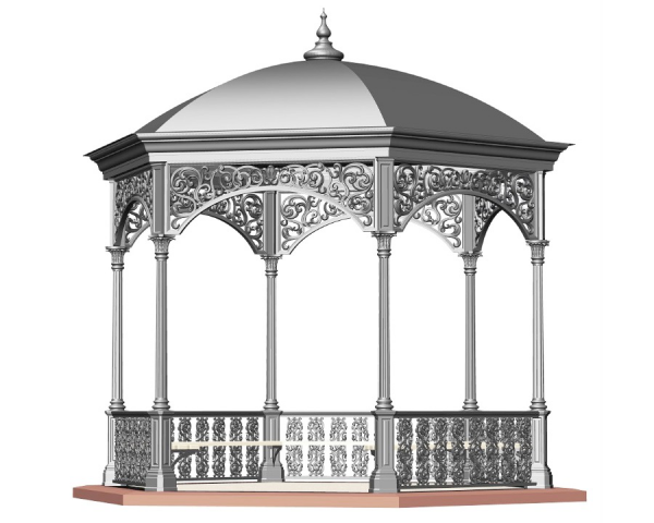 Беседка в г. Кинешма (SolidWorks)