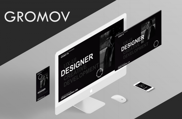 Сайт портфолио для дизайнера