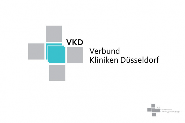 Логотип и фирменный стиль для сети медицинских клиник в Германии