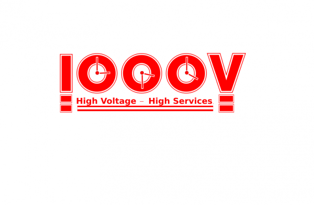 logo "1000v" - High Voltage - High Services.