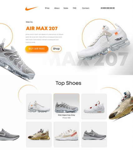 Концепт Nike в рамках обучения Yudaev School